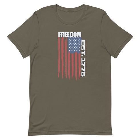 Freedom Est. 1776 Unisex Independence Day t-shirt - Mainstream Freedom