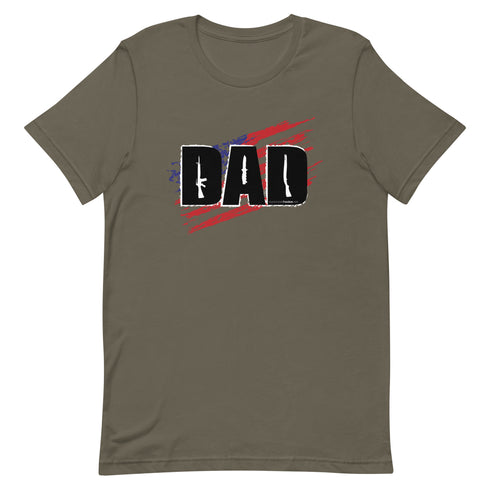 DAD Guns Short-sleeve unisex t-shirt - Mainstream Freedom