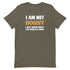 I Am Not Bossy Short-sleeve unisex t-shirt - Mainstream Freedom