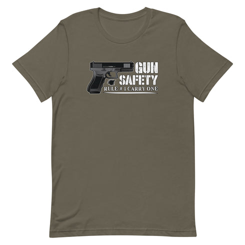Gun Safety Rule #1 Carry One Short-sleeve unisex t-shirt - Mainstream Freedom