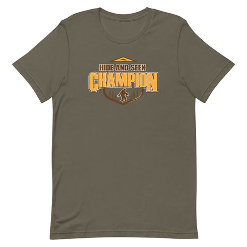 Hide And Seek Champion Short-sleeve unisex t-shirt - Mainstream Freedom