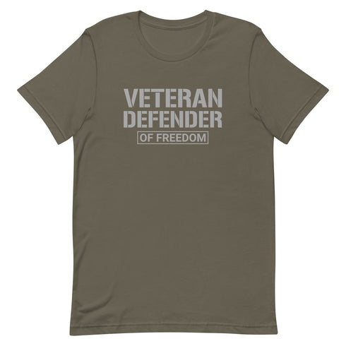 Veteran Defender of Freedom Unisex t-shirt - Mainstream Freedom