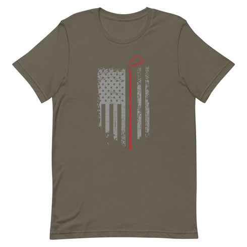 Grunge American Golfer Unisex t-shirt - Mainstream Freedom