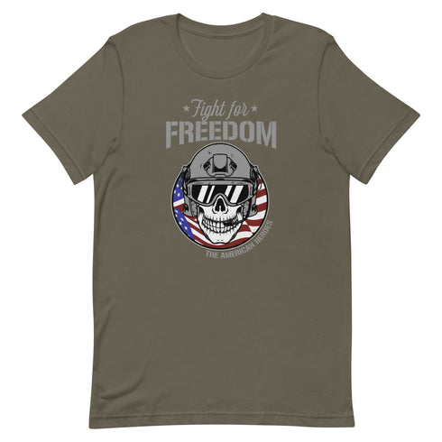 Fight For Freedom - The American Heroes Unisex t-shirt - Mainstream Freedom
