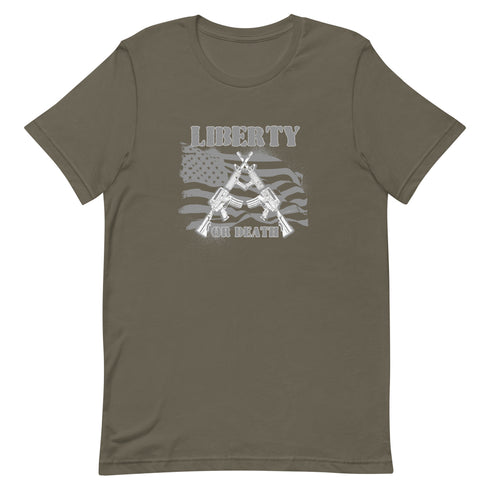 Liberty or Death Unisex t-shirt - Mainstream Freedom