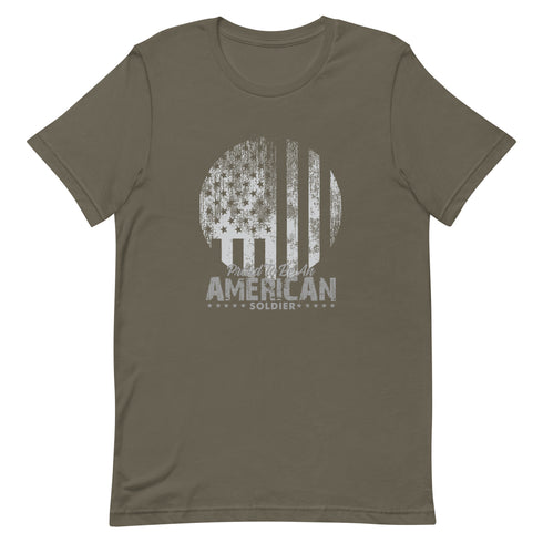 Proud To Be An American Soldier Unisex -Tshirt - Mainstream Freedom