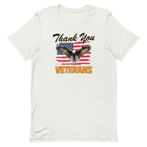 Thank You Veterans Short-sleeve unisex t-shirt - Mainstream Freedom