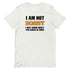 I Am Not Bossy Short-sleeve unisex t-shirt - Mainstream Freedom