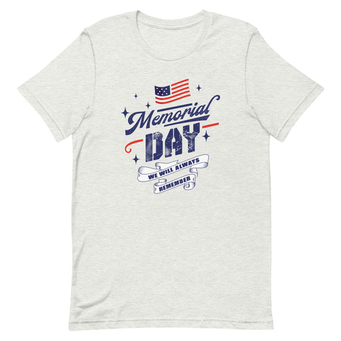 Memorial Day Short Sleeve T-Shirt - Mainstream Freedom