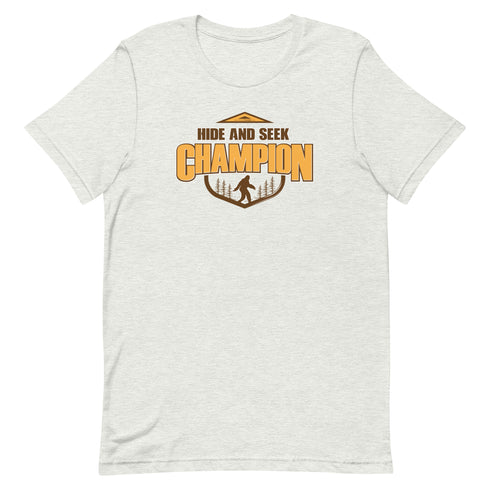 Hide And Seek Champion Short-sleeve unisex t-shirt - Mainstream Freedom