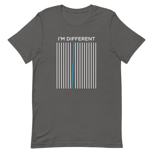 I'm Different Unisex t-shirt - Mainstream Freedom