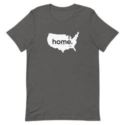 Home - On Map Of America Short-sleeve unisex t-shirt - Mainstream Freedom