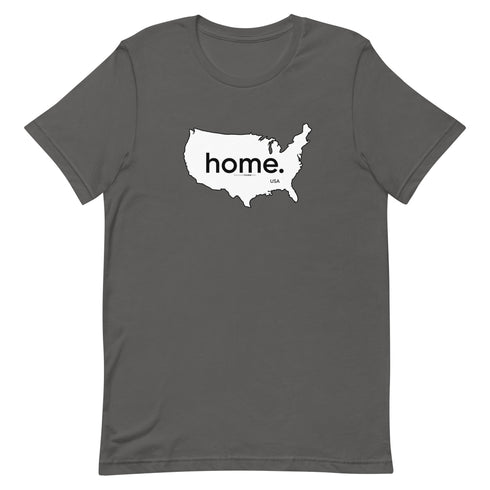 Home - On Map Of America Short-sleeve unisex t-shirt - Mainstream Freedom