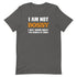 I Am Not Bossy Short-sleeve unisex t-shirt - Mainstream Freedom