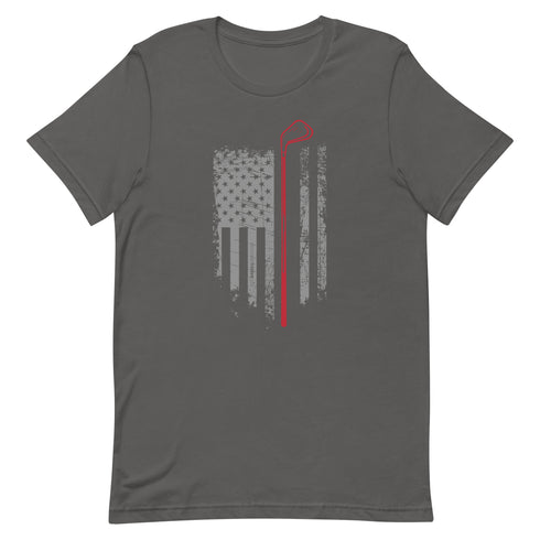 Grunge American Golfer Unisex t-shirt - Mainstream Freedom