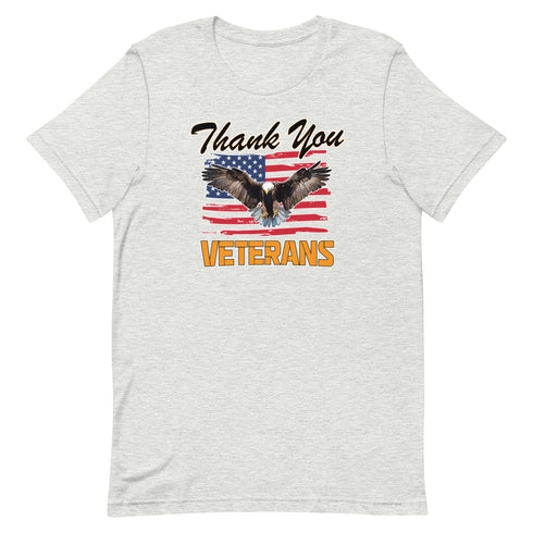 Thank You Veterans Short-sleeve unisex t-shirt - Mainstream Freedom