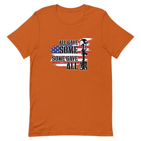 All Gave Some, Some Gave All Short-sleeve Patriotic t-shirt - Mainstream Freedom