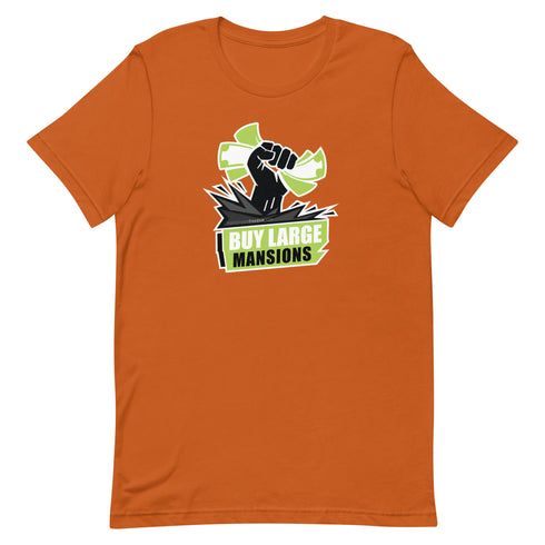 Buy Large Mansions - Black Lives Matter Scandal Short-sleeve unisex t-shirt - Mainstream Freedom