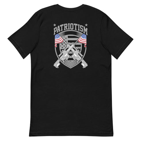 Patriotism Pro America Patriotic Graphic t-shirt (Back Design) - Mainstream Freedom