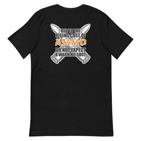 Rising Cost of Ammo Short-sleeve unisex t-shirt - Mainstream Freedom