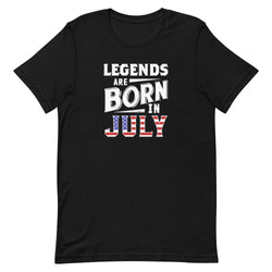 Legends Are Born In July Unisex Independence Day t-shirt - Mainstream Freedom