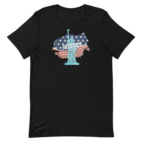 Independence Day - Statue of Liberty Unisex t-shirt - Mainstream Freedom