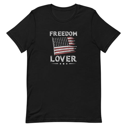 Freedom Lover Patriotic American Freedom Lover t-shirt - Mainstream Freedom