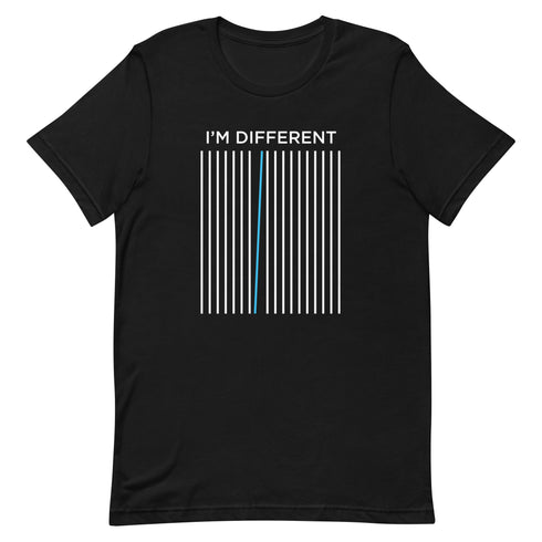 I'm Different Unisex t-shirt - Mainstream Freedom