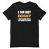 I Am Not Bossy Short-sleeve unisex t-shirt - Mainstream Freedom