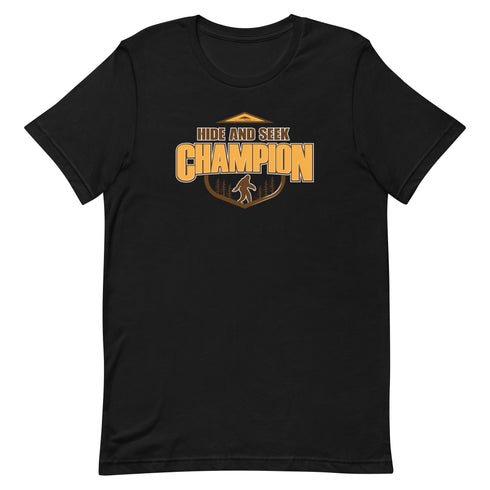 Hide And Seek Champion Short-sleeve unisex t-shirt - Mainstream Freedom