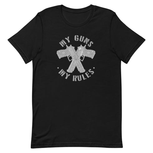 My Guns My Rules Unisex t-shirt - Mainstream Freedom