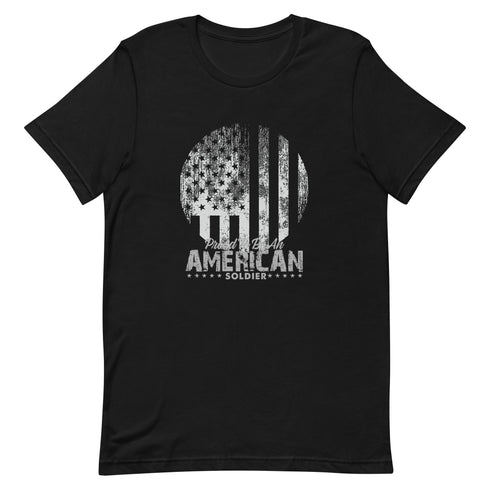 Proud To Be An American Soldier Unisex -Tshirt - Mainstream Freedom