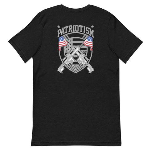 Patriotism Pro America Patriotic Graphic t-shirt (Back Design) - Mainstream Freedom