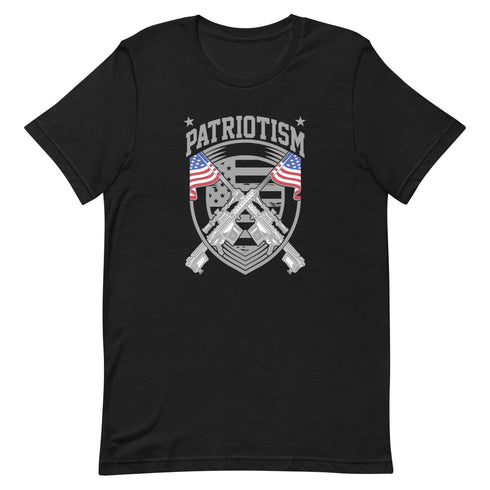 Patriotism Pro America Patriotic Graphic t-shirt (Front Design) - Mainstream Freedom