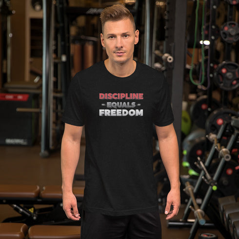 Discipline Equals Freedom Unisex t-shirt - Mainstream Freedom