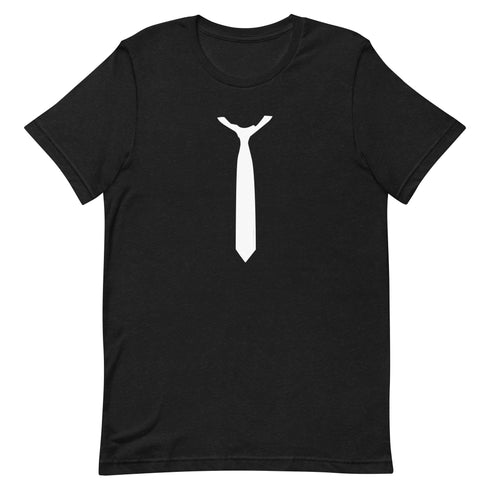 Necktie Silhouette Unisex t-shirt - Mainstream Freedom