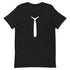 Necktie Silhouette Unisex t-shirt - Mainstream Freedom