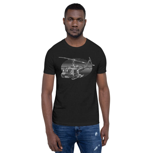 Helicopter Unisex t-shirt - Mainstream Freedom