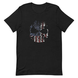 USA Skull Unisex t-shirt - Mainstream Freedom
