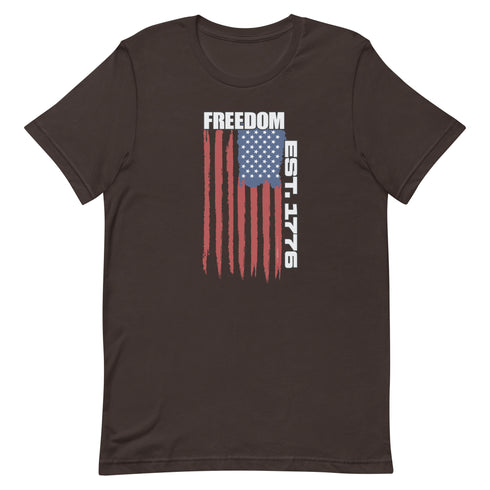 Freedom Est. 1776 Unisex Independence Day t-shirt - Mainstream Freedom