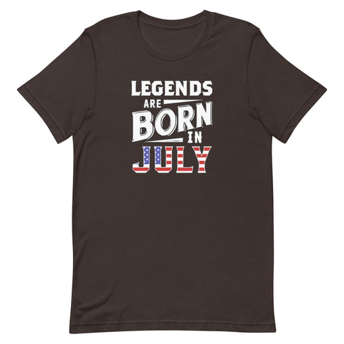 Legends Are Born In July Unisex Independence Day t-shirt - Mainstream Freedom