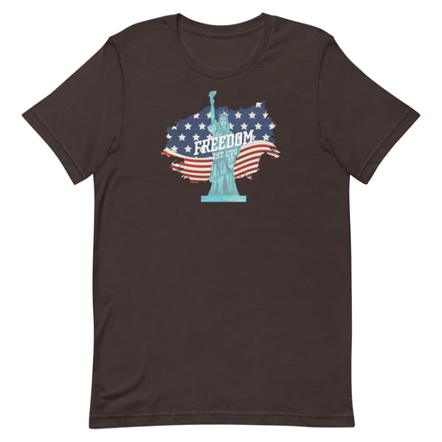 Independence Day - Statue of Liberty Unisex t-shirt - Mainstream Freedom