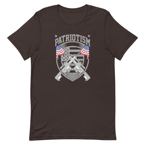 Patriotism Pro America Patriotic Graphic t-shirt (Front Design) - Mainstream Freedom
