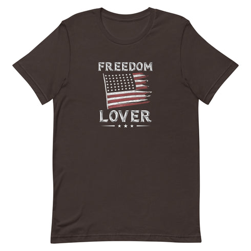 Freedom Lover Patriotic American Freedom Lover t-shirt - Mainstream Freedom