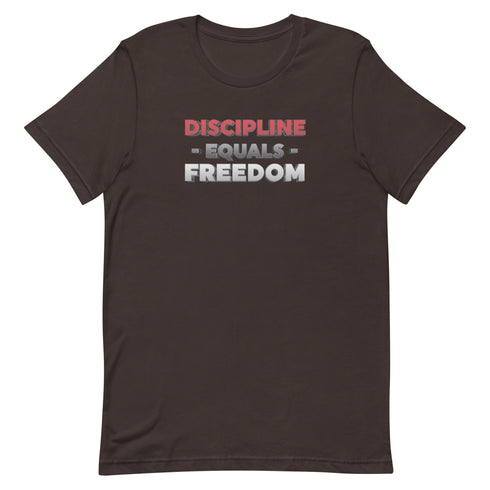 Discipline Equals Freedom Unisex t-shirt - Mainstream Freedom