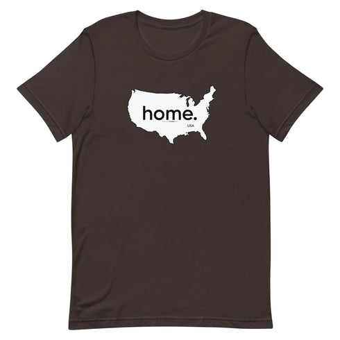 Home - On Map Of America Short-sleeve unisex t-shirt - Mainstream Freedom