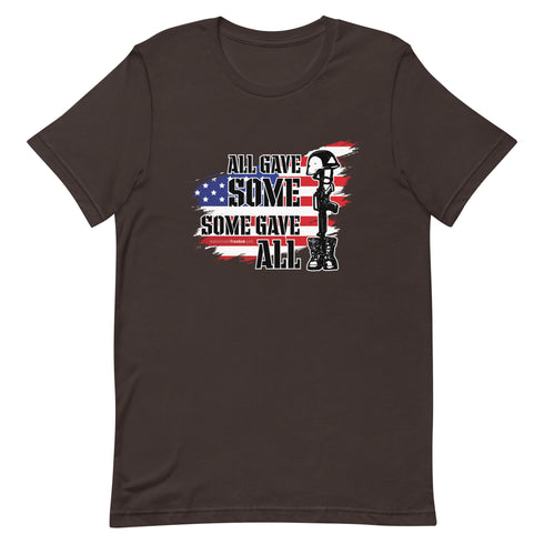 All Gave Some, Some Gave All Short-sleeve Patriotic t-shirt - Mainstream Freedom