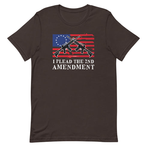 I Plead The 2nd Amendment Short-sleeve unisex t-shirt - Mainstream Freedom
