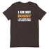 I Am Not Bossy Short-sleeve unisex t-shirt - Mainstream Freedom