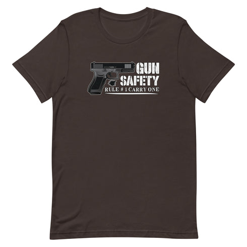 Gun Safety Rule #1 Carry One Short-sleeve unisex t-shirt - Mainstream Freedom